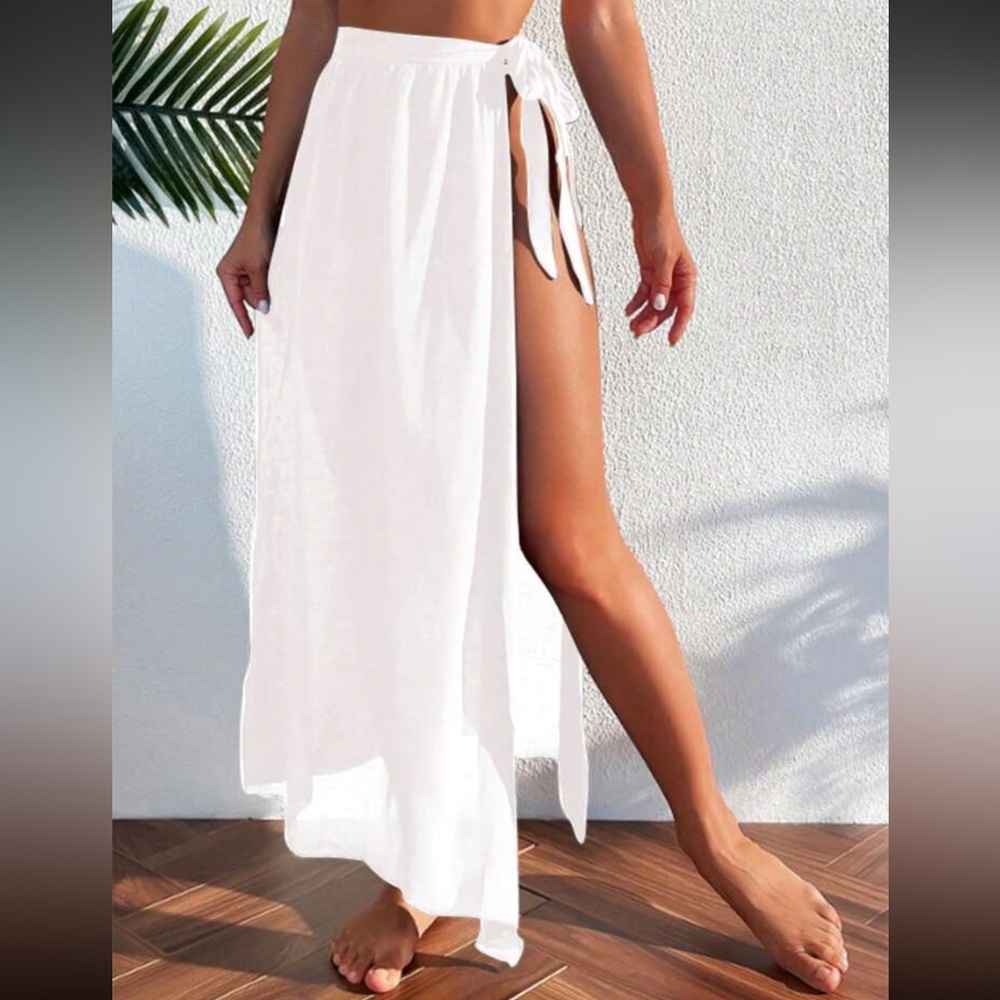 SHEIN beach coverup skirt